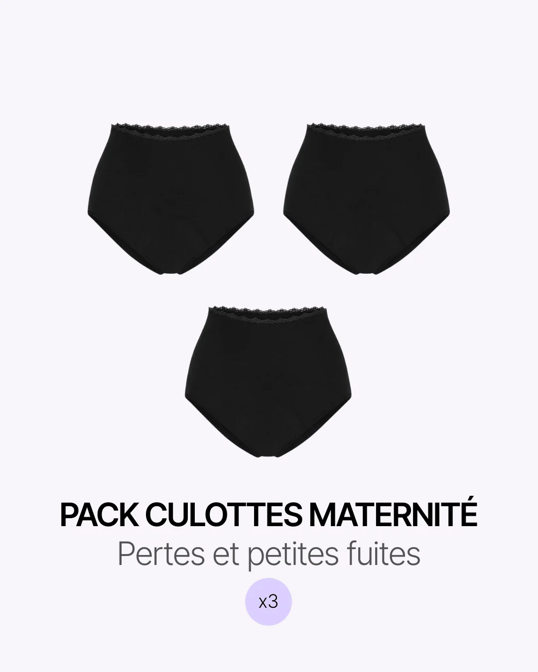 Culotte menstruelle grande taille